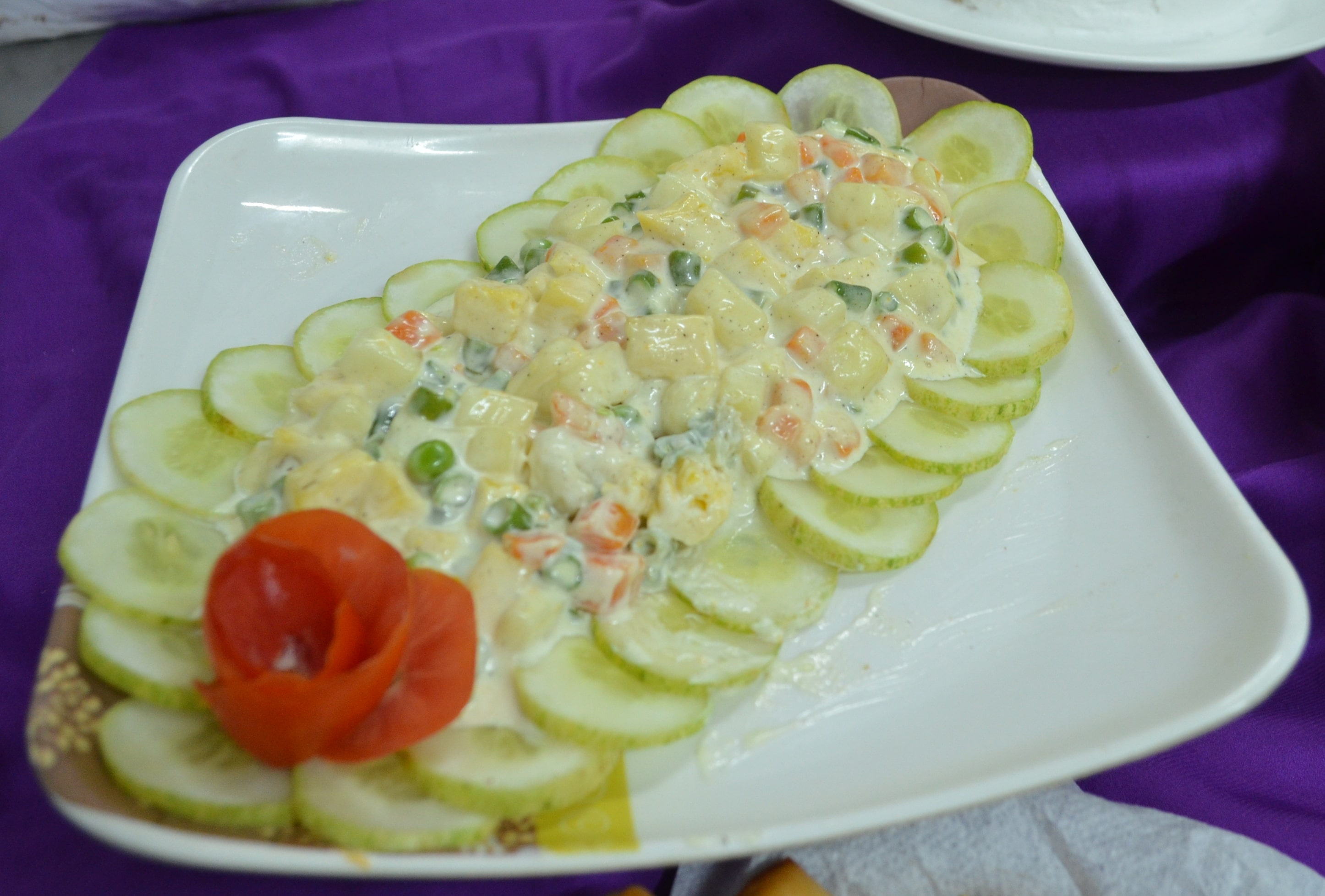 To Day's Special item of IIHMCA - Veg Russian Salad