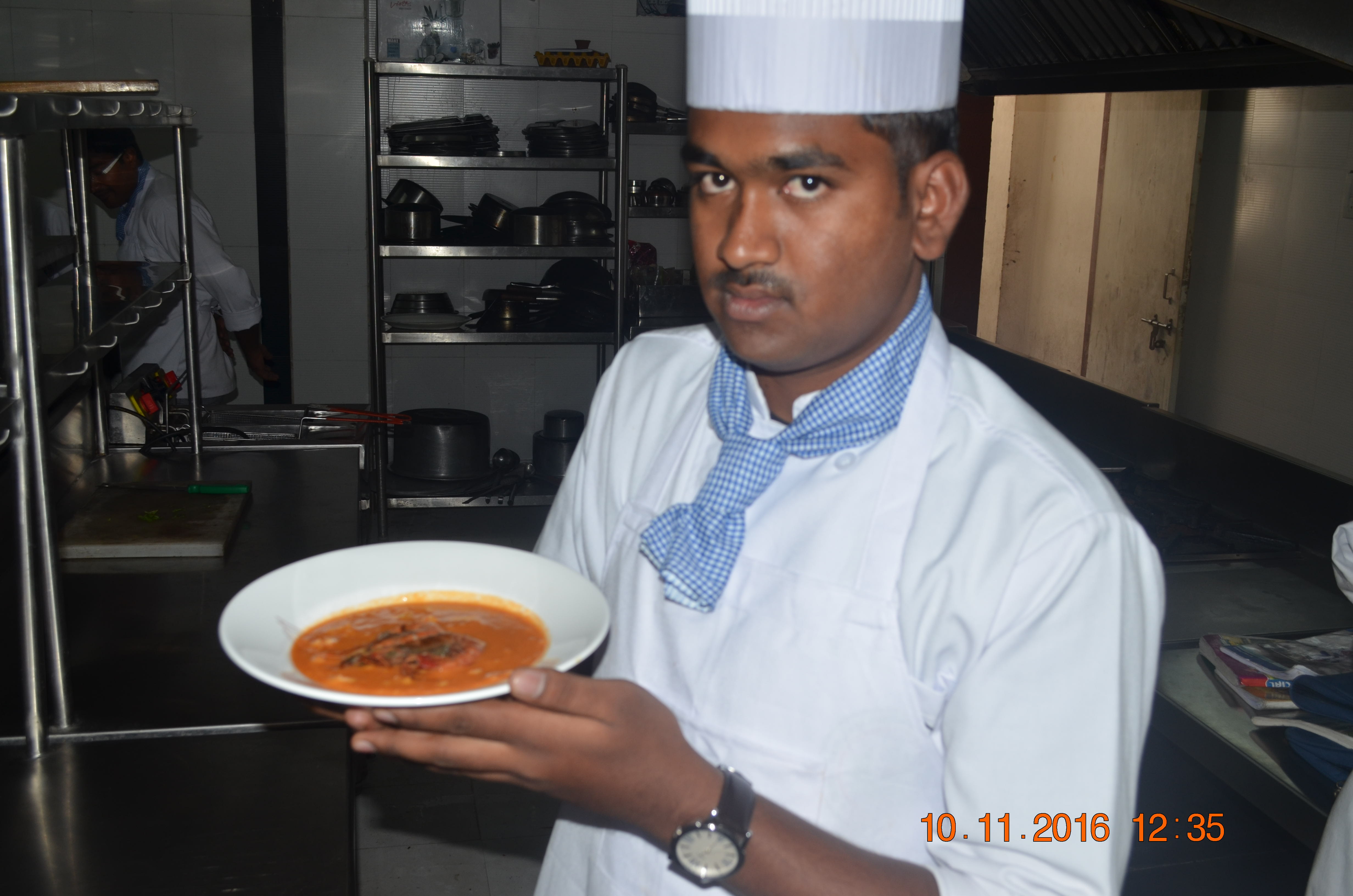 To Day's Special item of IIHMCA - Shrimp Bisque